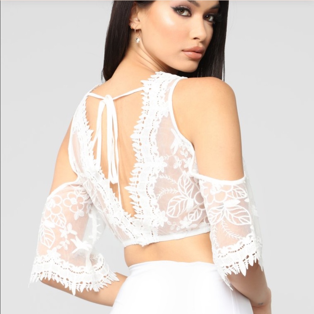 Fashion Nova Lace Crop Top